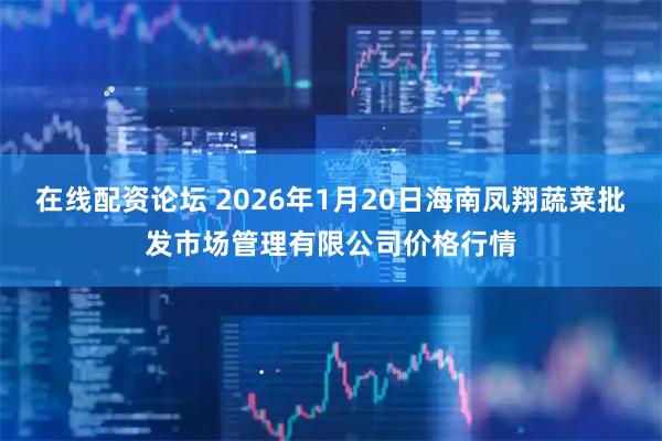 在线配资论坛 2026年1月20日海南凤翔蔬菜批发市场管理有限公司价格行情